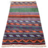 Tapis Gabbeh Persan en laine tissé à la main dans le Yasouj, rayé