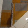 Tapis Gabbeh Persan en laine authentique tissé à la main dans le Fars, à carreaux
