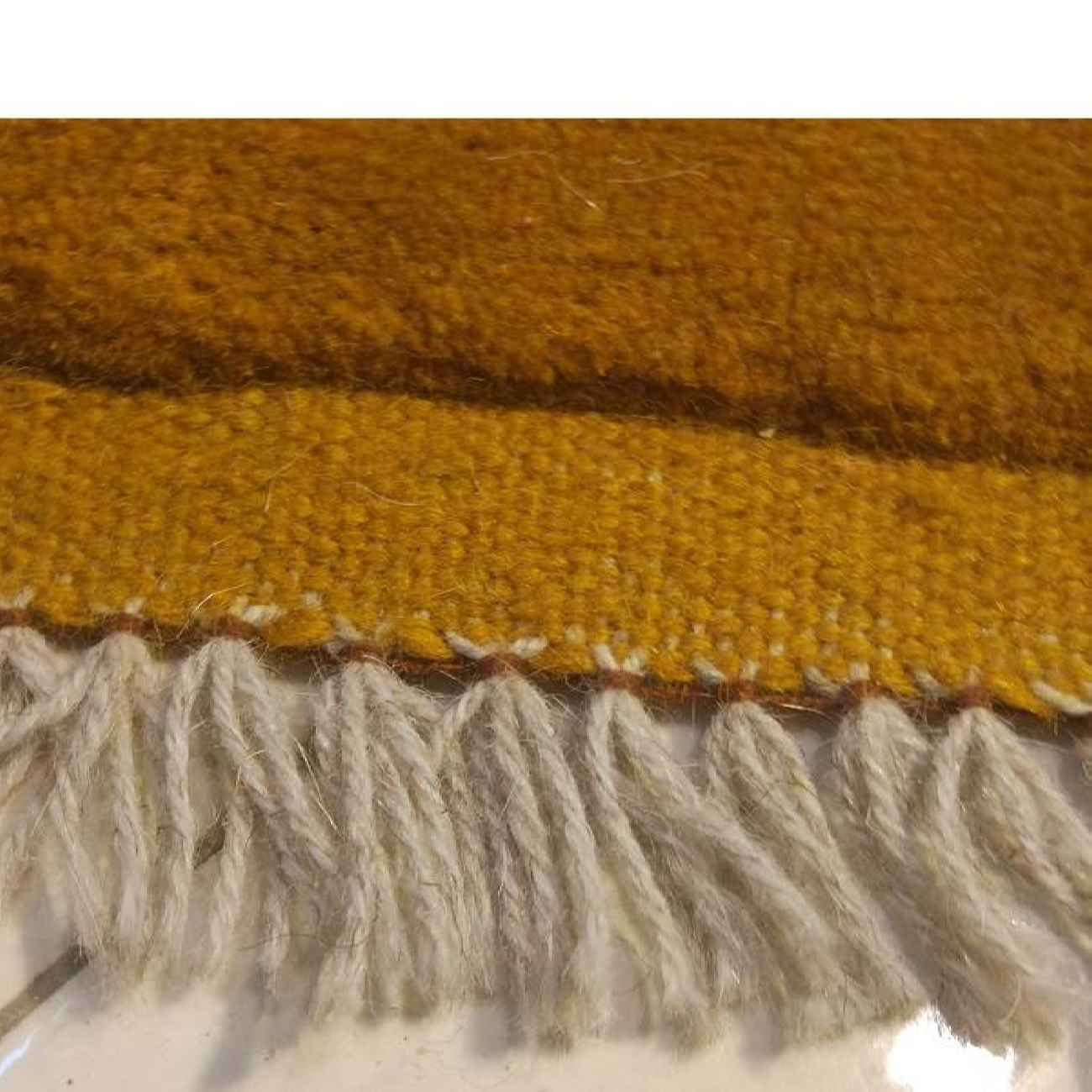 Tapis Gabbeh Persan en laine authentique tissé à la main dans le Fars, à carreaux