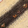 Tapis Gabbeh Persan en laine authentique tissé à la main dans le Khorasan, motifs animaliers