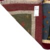 Tapis Gabbeh Persan en laine tissé à la main dans le Fars, géométrique