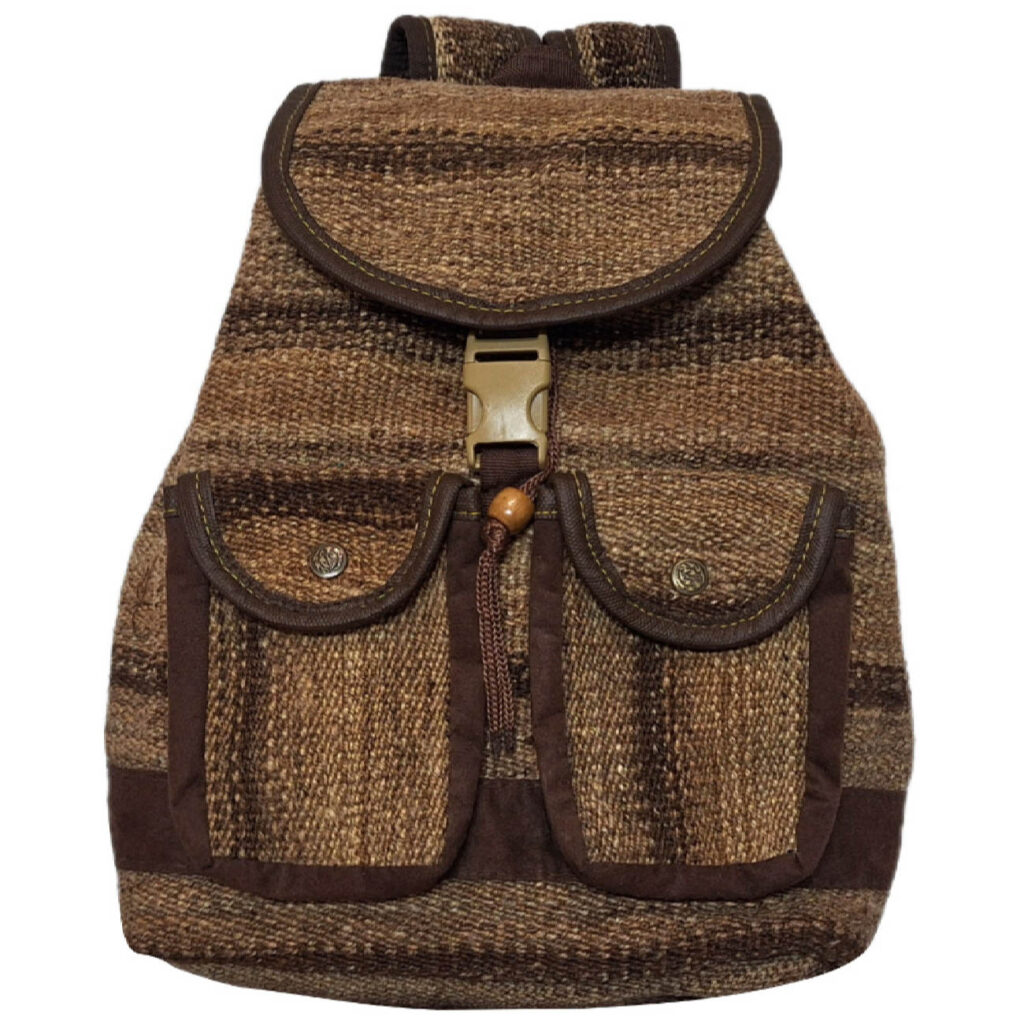 Sac à dos kilim persan décontracté avec design ethnique fait main