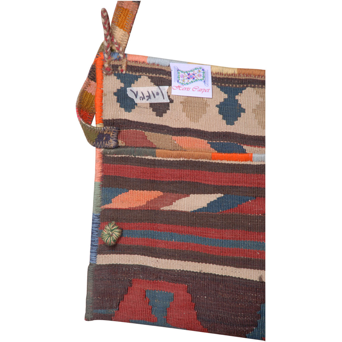 Sac bandoulière kilim tissé à la main avec design traditionnel