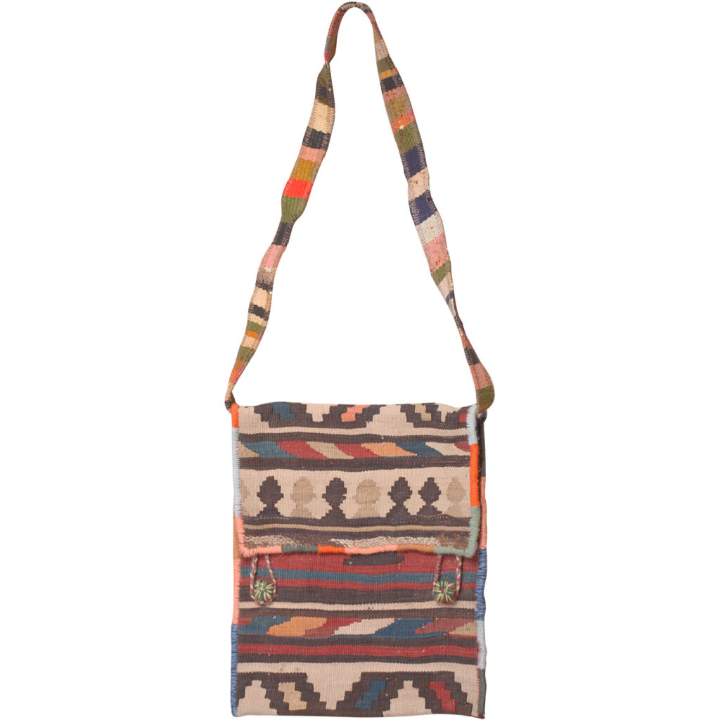 Sac bandoulière kilim avec style ethnique fait main pour femmes