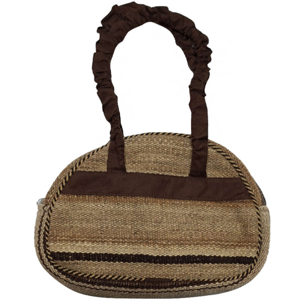 Sac à main kilim persan avec design ethnique, modèle Ovale