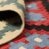 Tapis Kilim Persan en laine tissé à la main dans le Fars, Qashqai