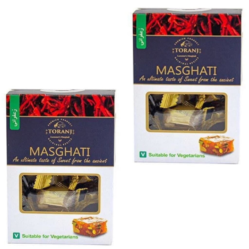 Halva Masghati Lari Persan avec saveur de safran - 400g (4x)