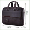 Mallette en cuir persan pour bureau - NU-1273