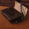 Mallette en cuir naturel persan pour bureau