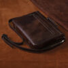Mallette en cuir naturel persan pour bureau