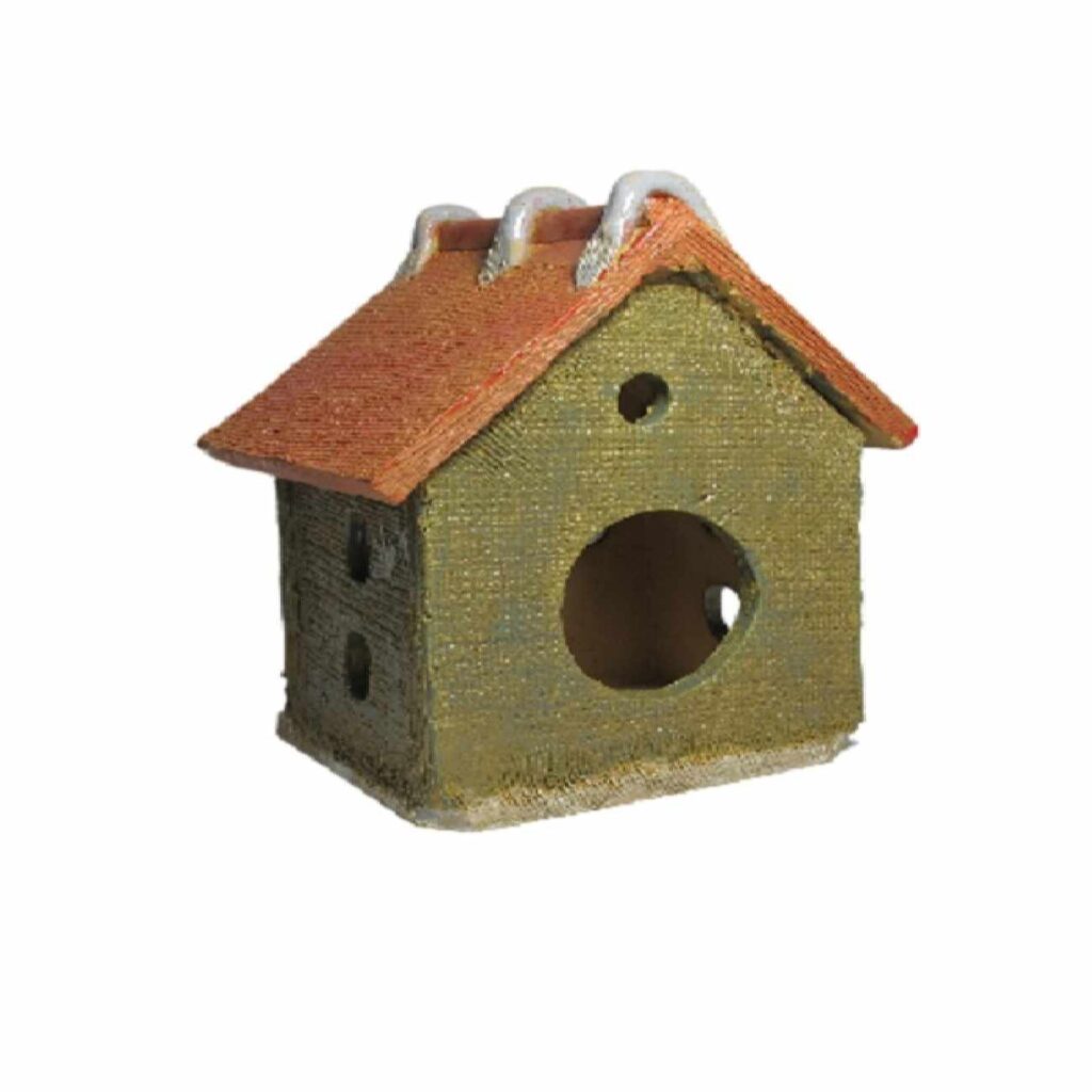 Bougeoir en poterie persane fait main avec design de cottage artisanal