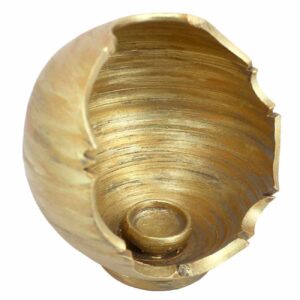 Bougeoir en poterie persane fait main avec design de sphère