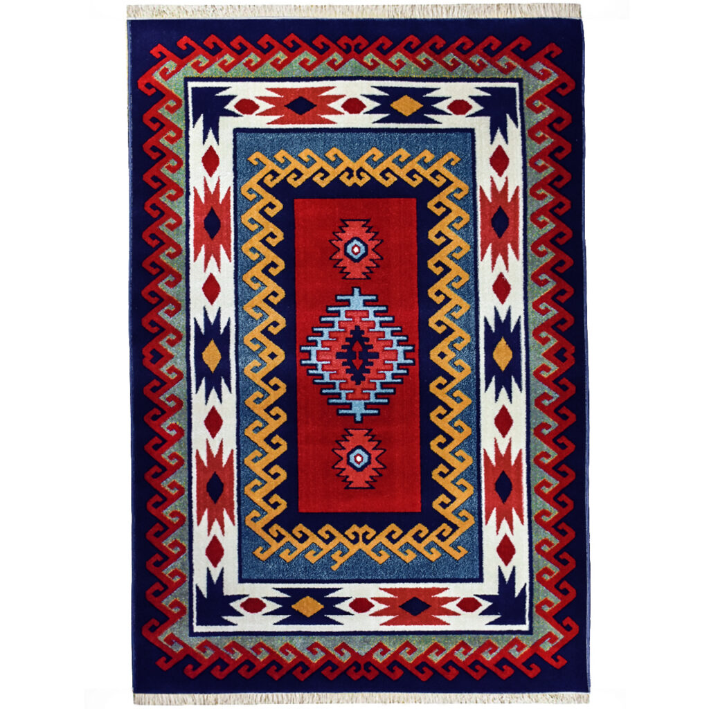 Tapis de prière persan Sajada Élégant Janamaz dans le style Qashqai