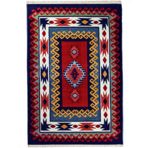 Tapis de prière persan Sajada Élégant Janamaz dans le style Qashqai