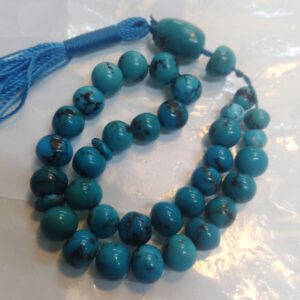 Chapelet turquoise de Neyshabur – 33 perles de prière