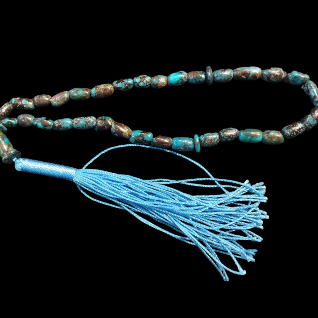 Chapelet turquoise de Neyshabur – 33 perles de prière