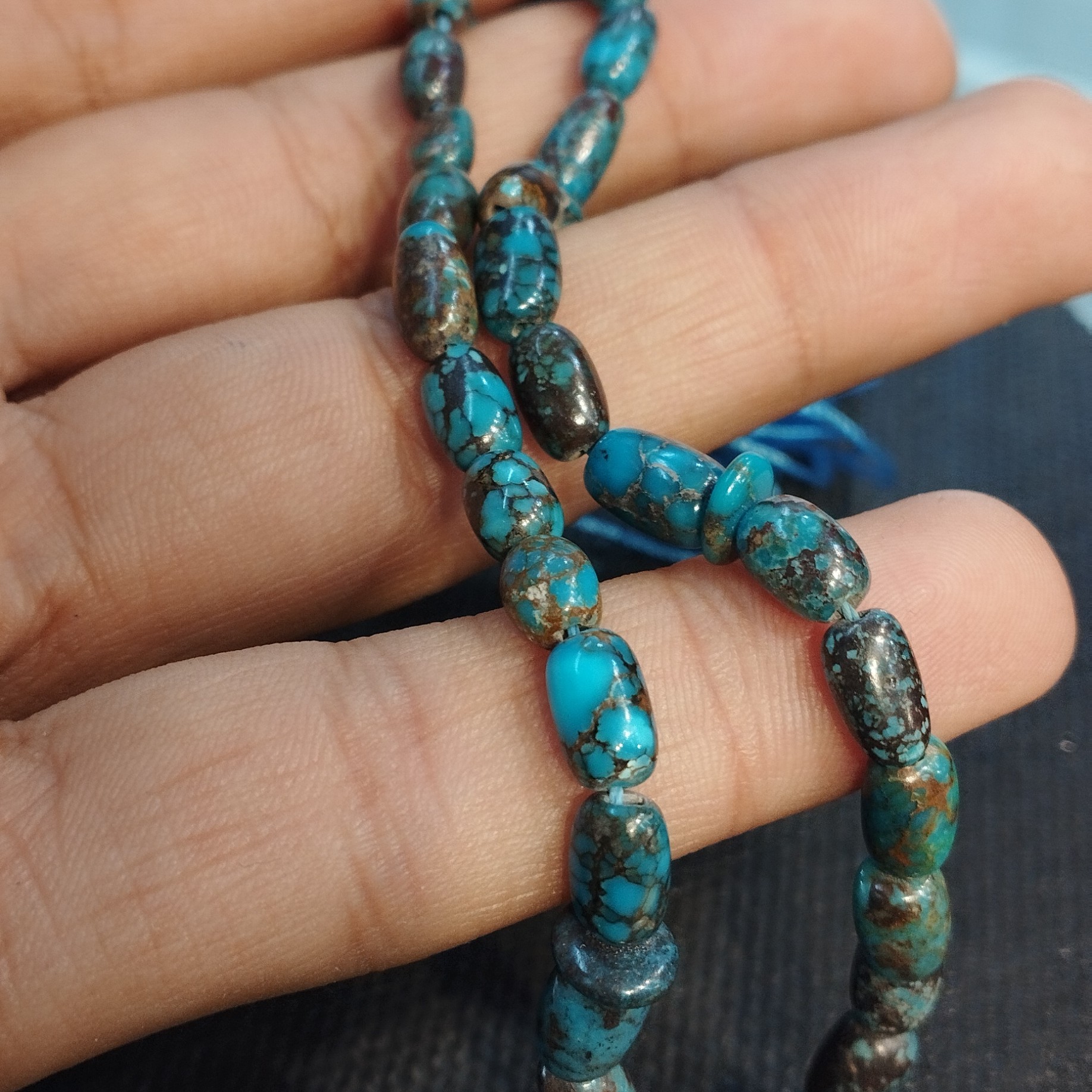 Chapelet turquoise de Neyshabur – 33 perles de prière