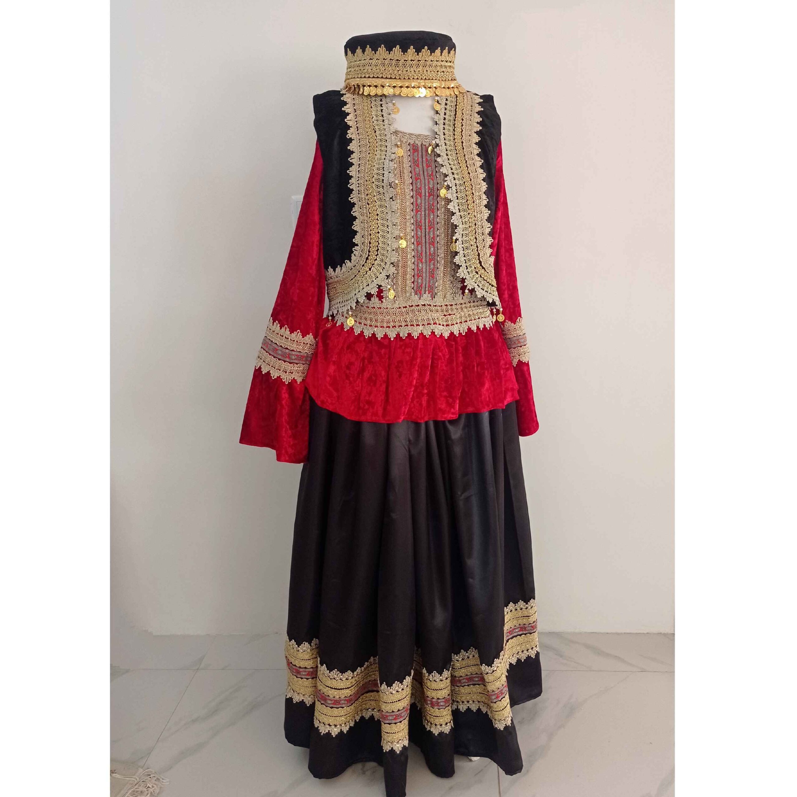 Ensemble de Vêtements Traditionnels Gilaki pour Filles Perses