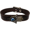 Bracelet en cuir persan - Motif Œil Turc