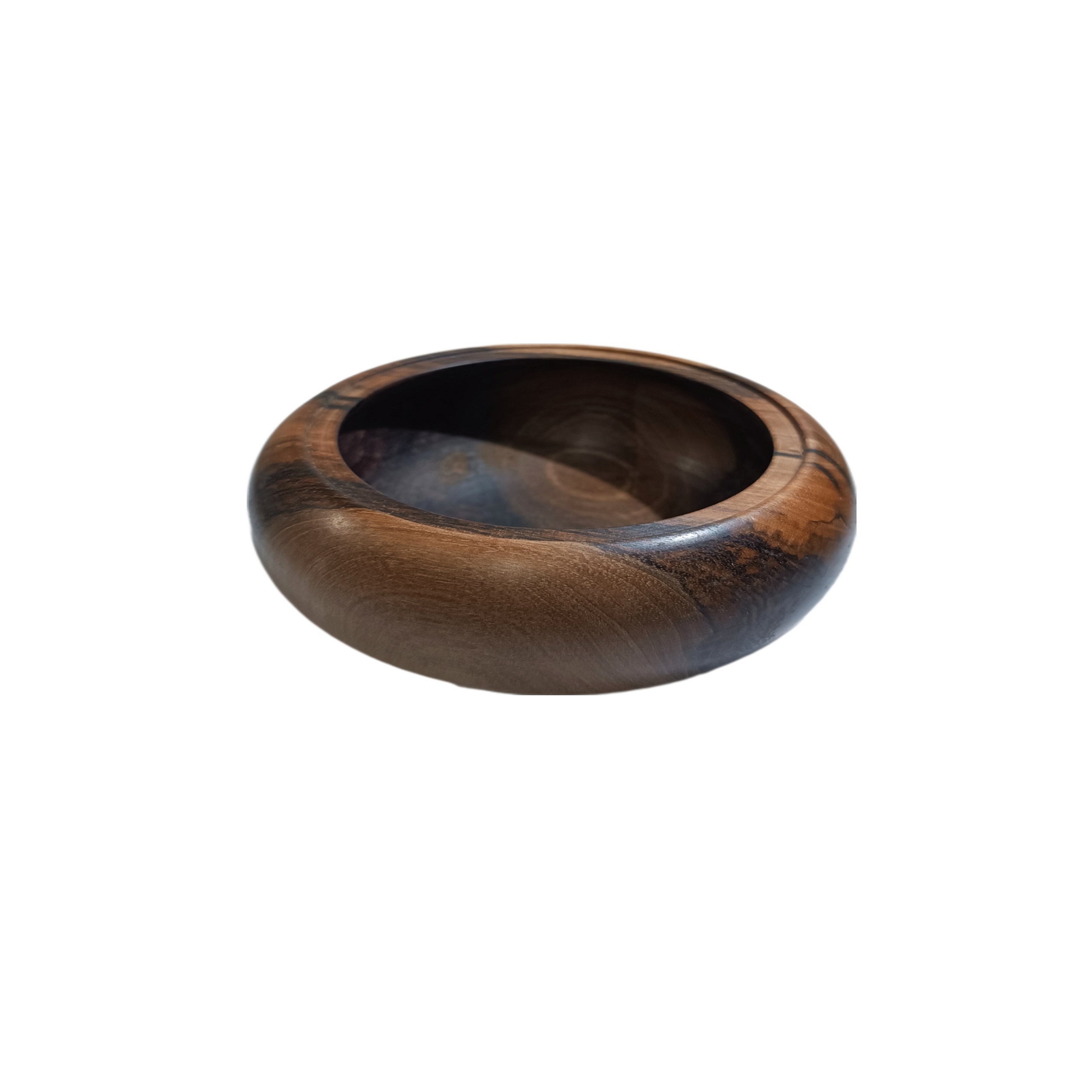 Bol à sucre en bois fait main avec couvercle – Style rustique