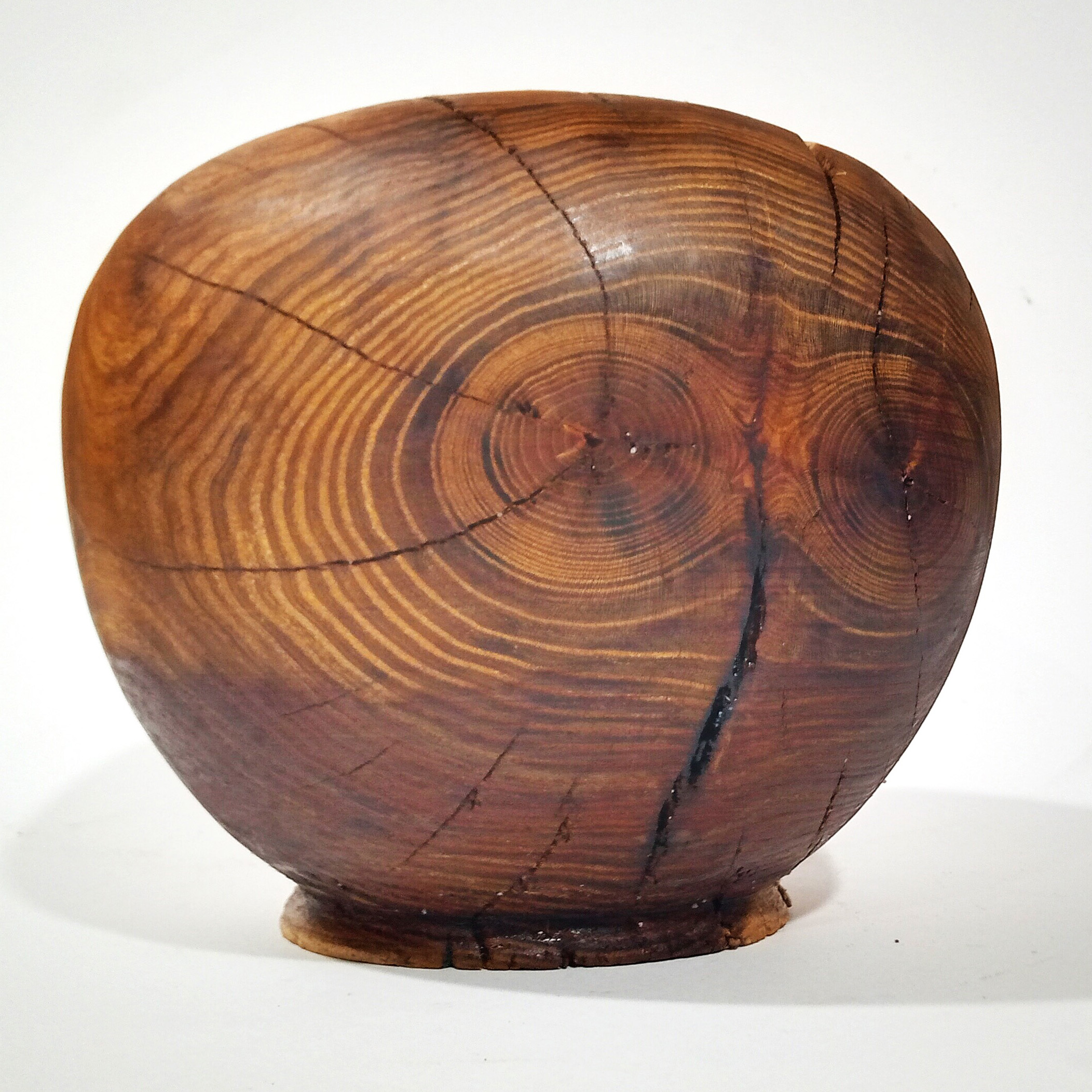 Vases décoratifs en bois massif de mûrier, façonnés à la main, au style rustique