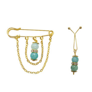 Set de Broche de Sécurité et Pinces à Écharpe pour Femmes – Modèle Dangling pour Mode Polyvalente