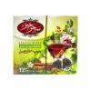 Saharkhiz Mélange de Thé Herbal Pomme et Cannelle - Pack de 12 (4 paquets)