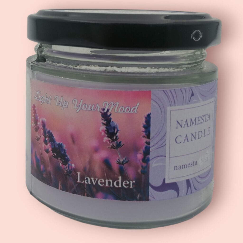 Bougie parfumée en pot pour cadeau et décoration, parfum artichaut