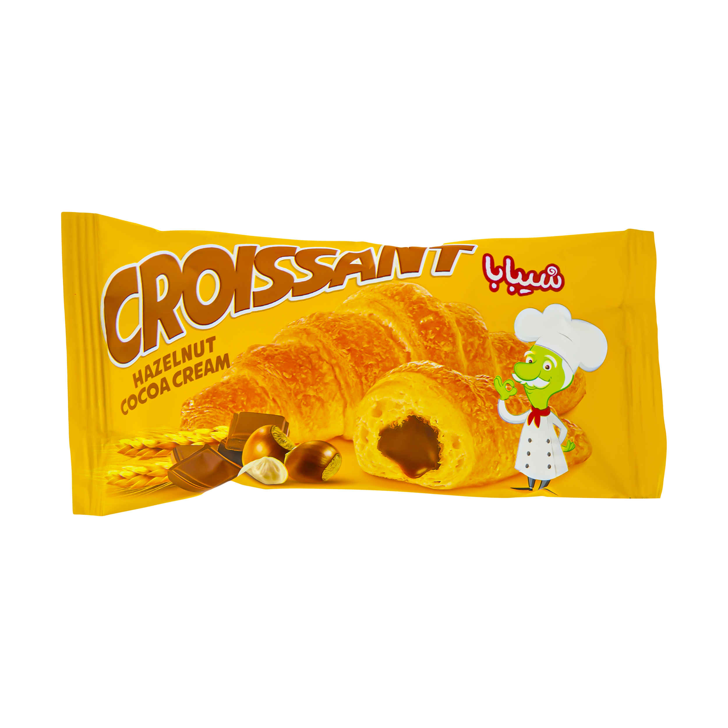 Croissant Fourré Crème Noisette Cacao Shibaba 50gr (x24)