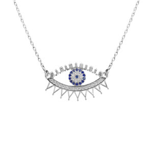 Collier en Argent avec Motif Œil Protecteur pour Femme