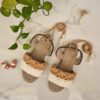 Sandales à Lanières Macramé Sling Back Artisanales Modèle ADN