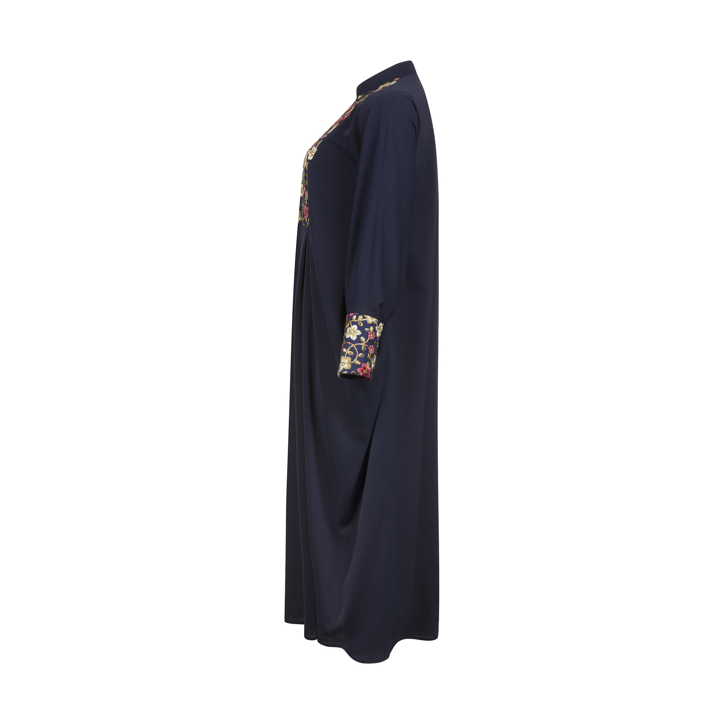 Abaya stylée coupe ample pour femmes musulmanes avec design floral