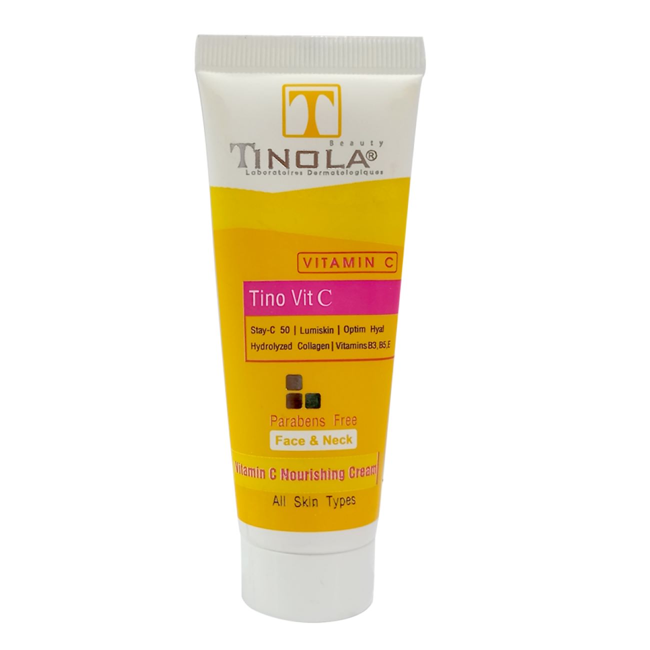 Crème nourrissante à la vitamine C Tinola - 40 ml pour l’éclat et la fermeté du visage et du cou