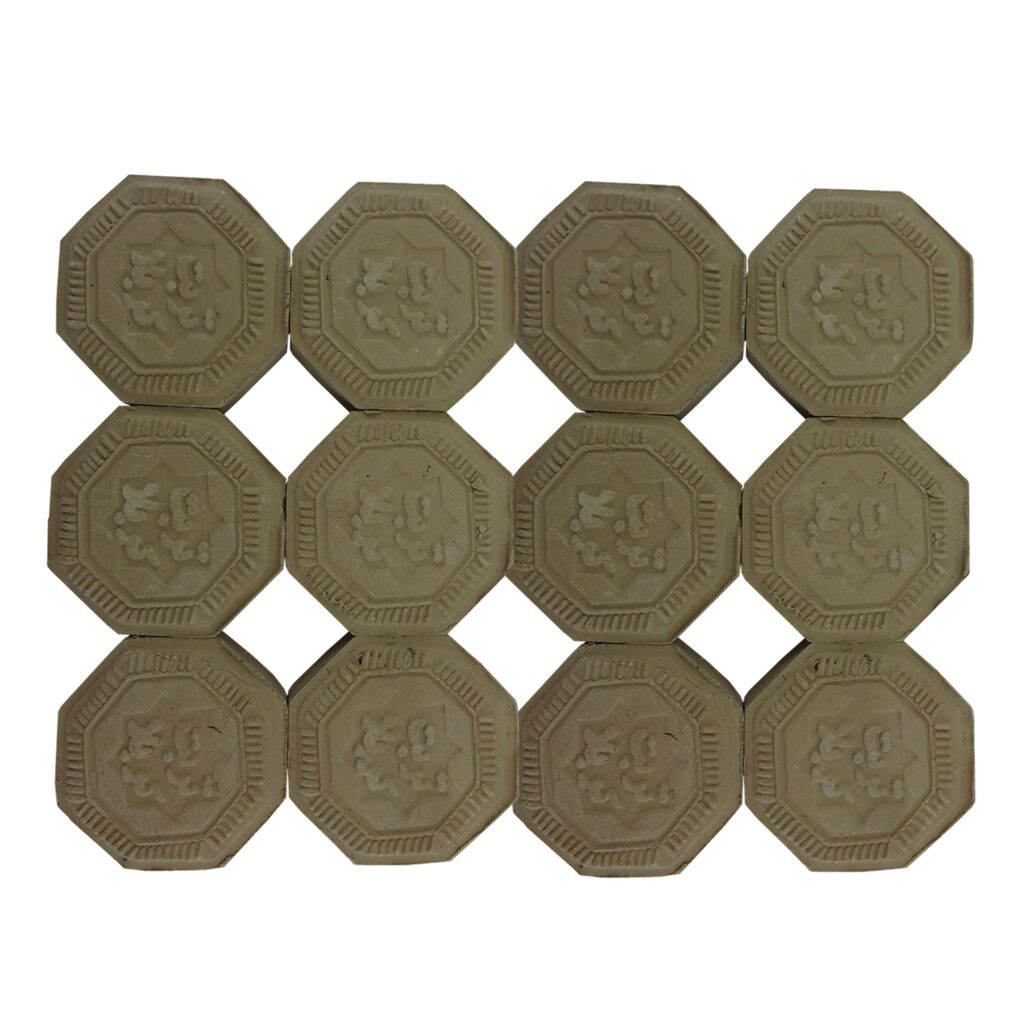 Pierre de prière Sajdagah de Karbala – Octogone Mohr pour musulmans chiites (x12)