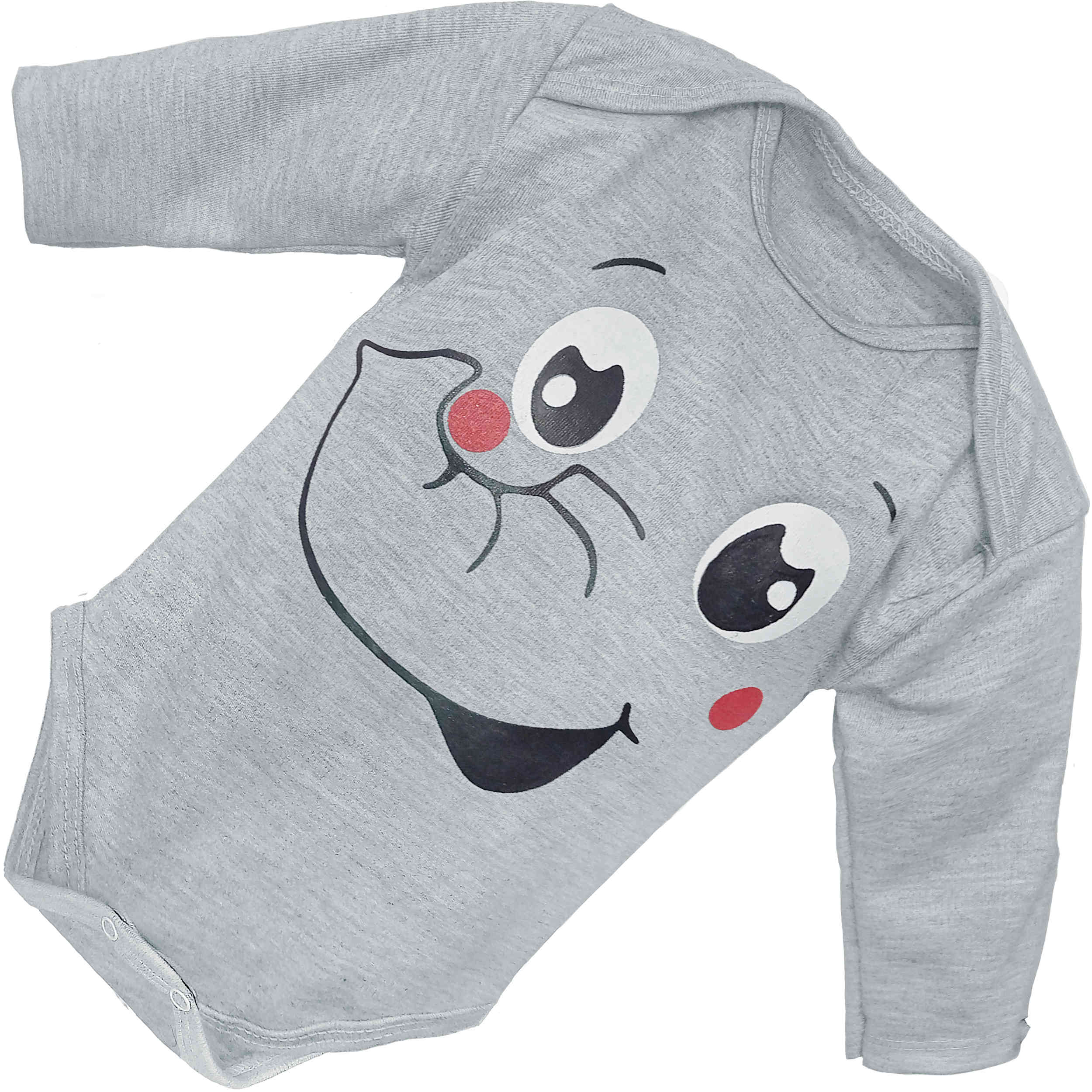 Ensemble de vêtements unisexe pour bébé de 3 pièces avec design Éléphant