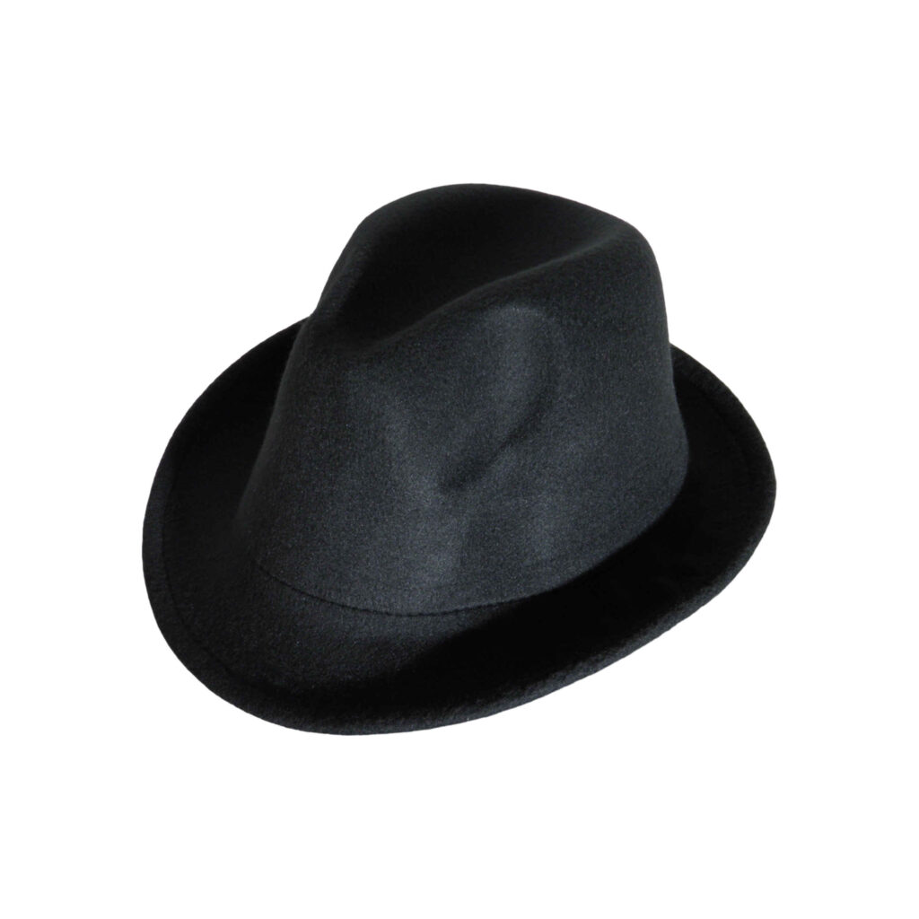 Chapeau Unisexe Noir - Accessoire Élégant et Polyvalent