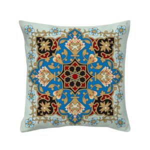 Housse de coussin en velours – Design Eslimi imprimé (Set de 2)