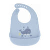 Bavoir Bébé Imperméable en Silicone - Motif Baleine