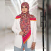 Écharpe en coton pour femme - Motif floral