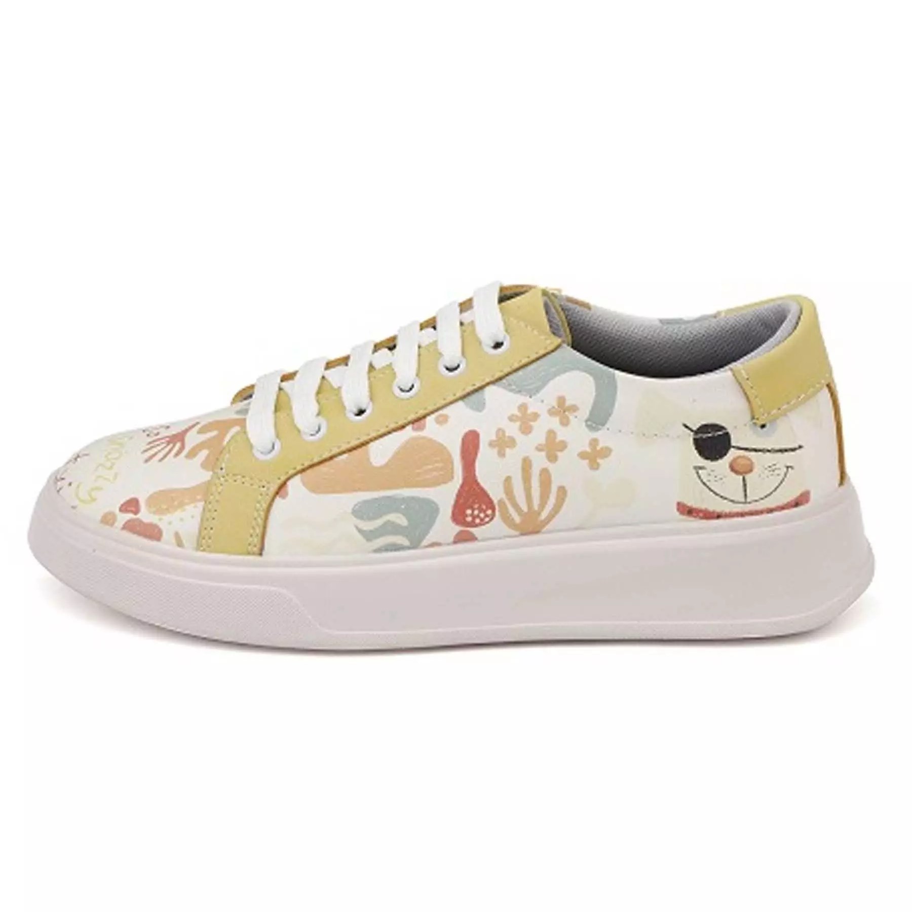 Baskets Imprimé Graffiti - Chaussures Casual Chic pour Femmes Modèle Dogi