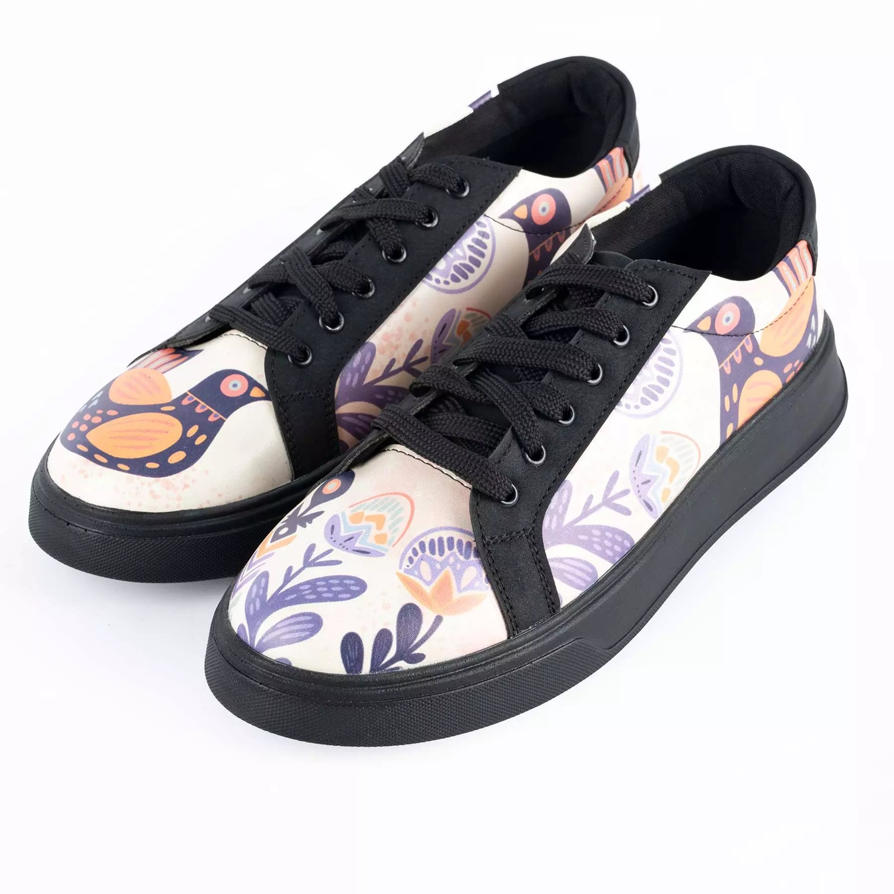 Baskets Imprimé Graffiti - Chaussures Casual Chic pour Femmes Modèle Ramona