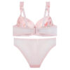 Ensemble de lingerie pour femmes soutien-gorge push-up en dentelle & string Guipure