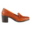 Chaussures à Talons en Cuir Naturel pour Femmes pour le Bureau