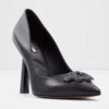 Chaussures à Talons Hauts en Cuir Naturel pour Femmes Modèle Serpent
