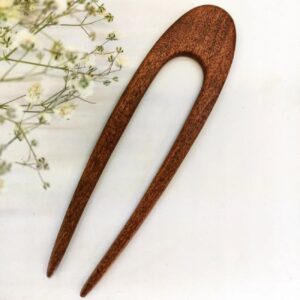 Fourche à Cheveux en Bois pour Femmes Faite à la Main
