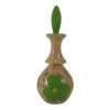 Porte-Kohl Persan Surma Dani en Bois pour Garder le Surma Floral (x2)