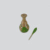 Porte-Kohl Persan Surma Dani en Bois pour Garder le Surma Floral (x2)
