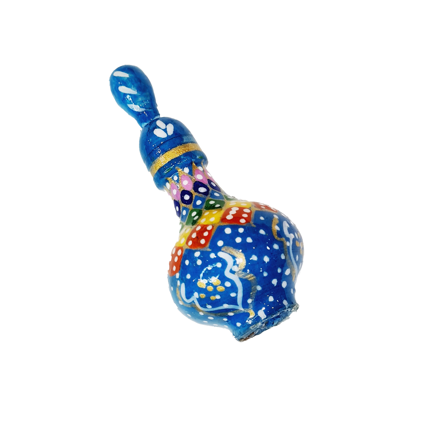 Porte-Kohl Persan Surma Dani en Bois avec Khatamkari Persan (x2)