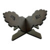 Support Rehal en bois pliable pour le Coran avec calligraphie Allah
