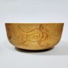 Bol décoratif en bois rustique et minimaliste pour décoration intérieure